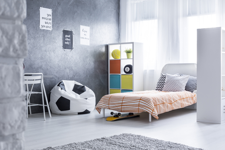 Detalles importantes en el dormitorio de un adolescente