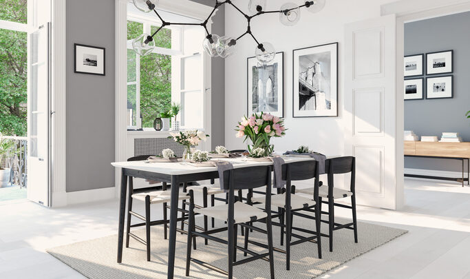 Claves para distribuir un salón con comedor