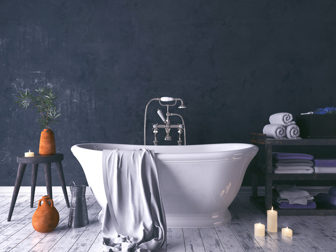 Cómo decorar el baño al estilo rústico