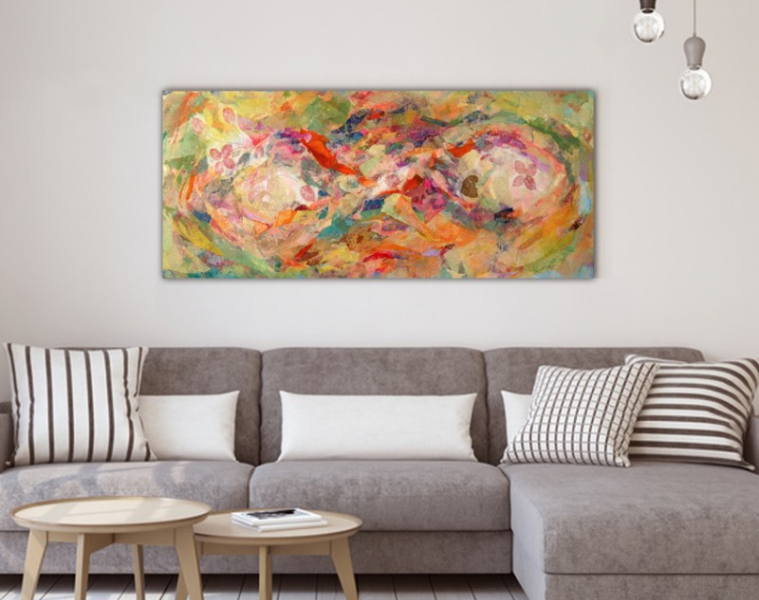 Decora tus espacios mediante cuadros modernos y abstractos